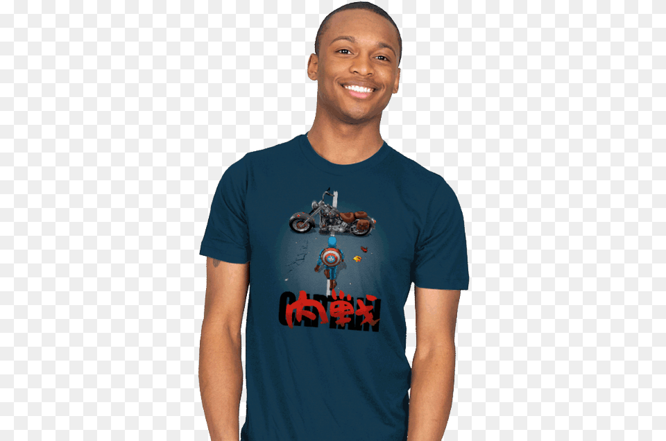 Neo War Fry Shirt, Clothing, T-shirt, Motorcycle, Transportation Free Png Download