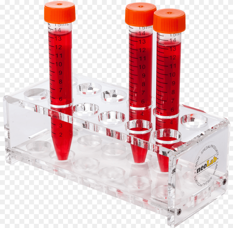 Neolab Acrylic Test Tube Rack For 4 X 12 Tubes 18 Test Tube, Cup Free Png Download