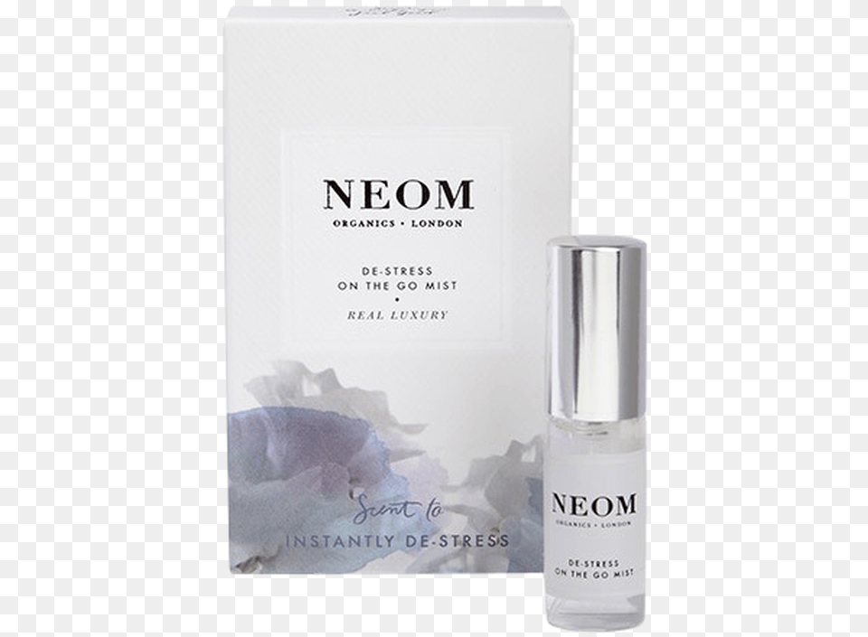 Neom De Stress On The Go Mist Cosmetics, Bottle, Perfume Png