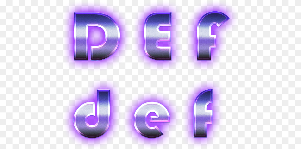 Neon Alphabet Neon Alphabet Black And Psd Alphabet, Number, Symbol, Text, Purple Free Transparent Png
