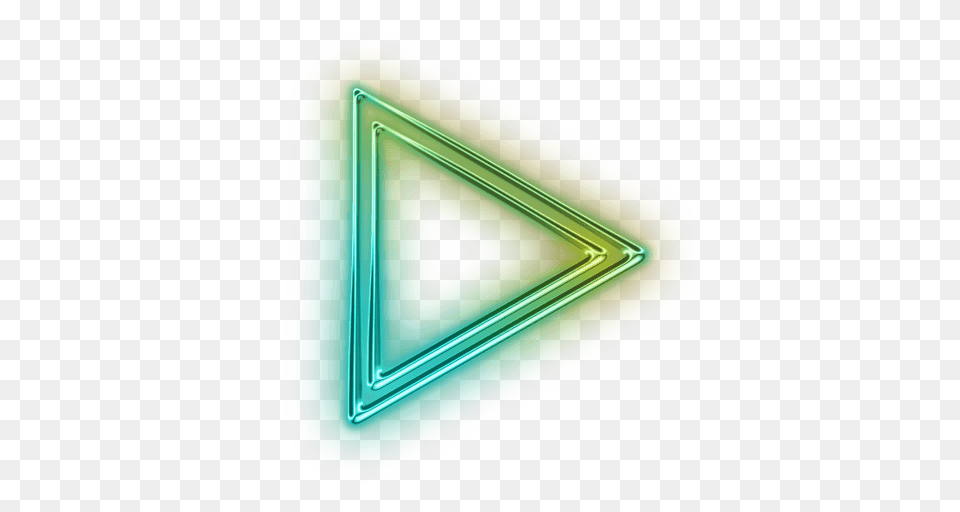 Neon Arrow Right Triangle, Light, Mailbox, Pattern Free Transparent Png