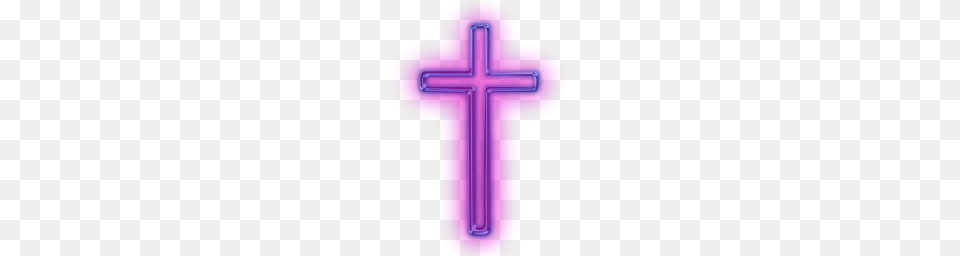 Neon Border Clipart Clipart, Cross, Symbol, Purple Free Transparent Png