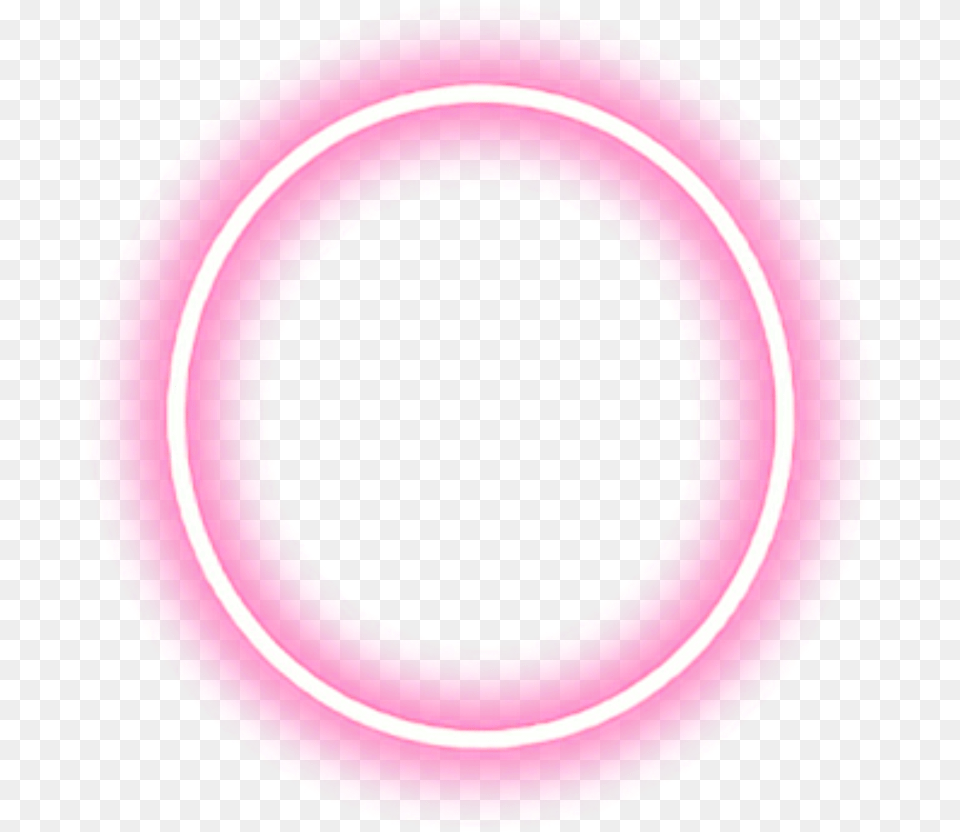 Neon Circle Amp Clipart Red Circle Neon, Plate, Food, Sweets Free Transparent Png