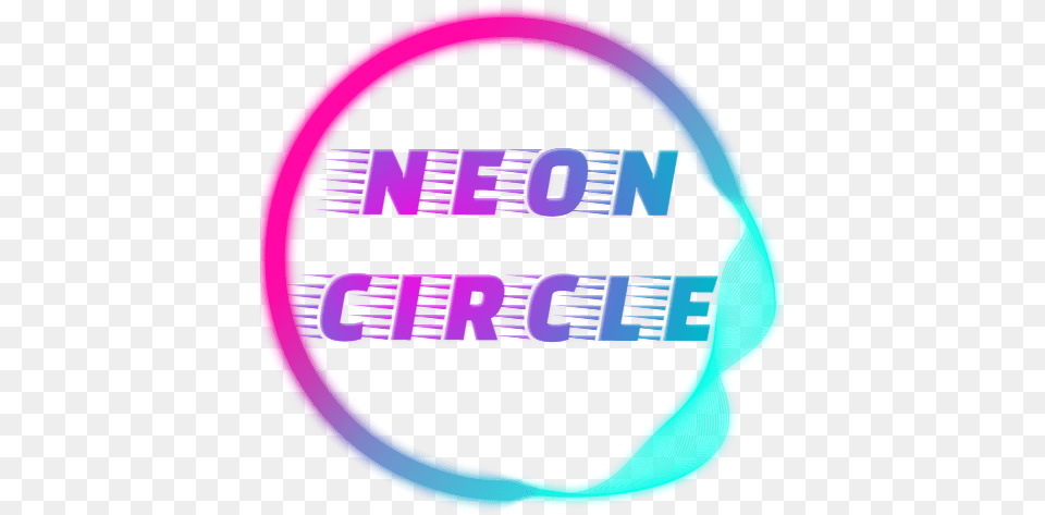 Neon Circle Android Game Vertical, Logo, Purple, Disk Free Png Download