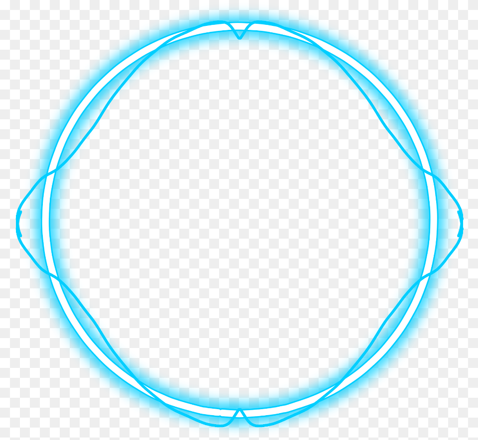 Neon Circle Blue Neon Circle, Hoop Png