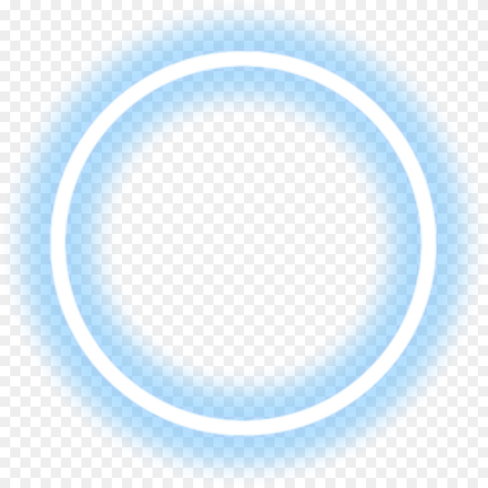 Neon Circle Neon Blue Circle, Light Free Png