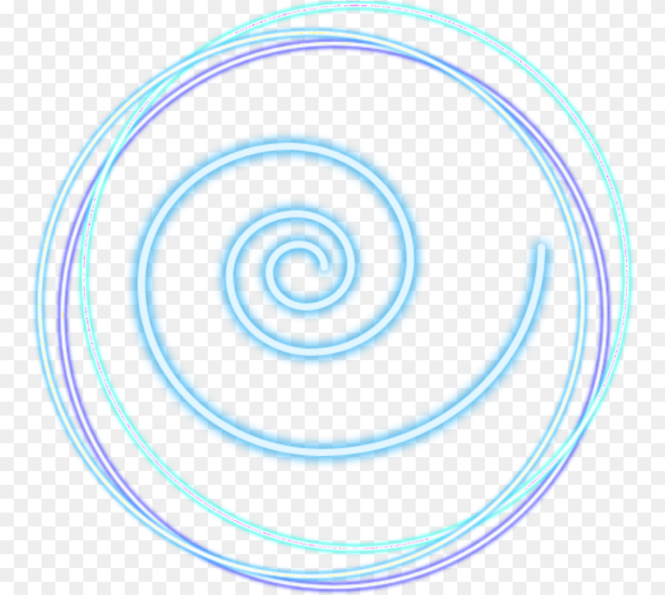 Neon Circle Swirl Spiral, Coil, Light, Disk Png Image