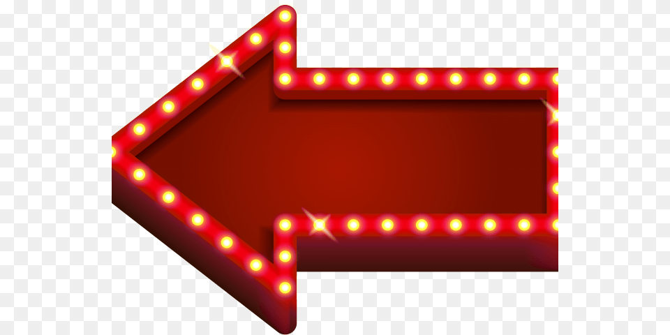 Neon Clipart Neon Sign Arrow With Lights Free Png Download