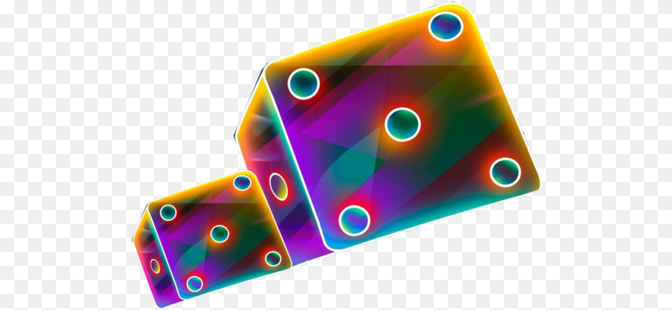 Neon Dice, Disk, Game Free Transparent Png