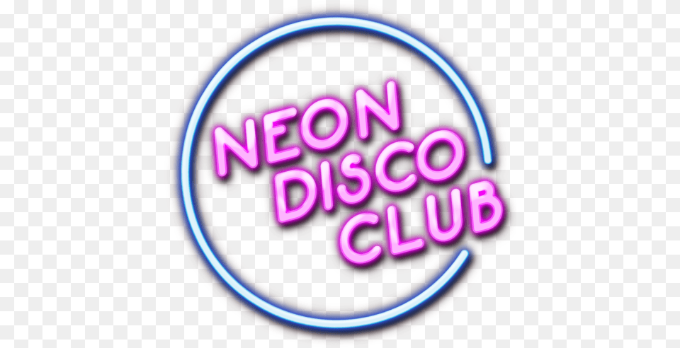 Neon Disco Club Dot, Light, Disk Png Image