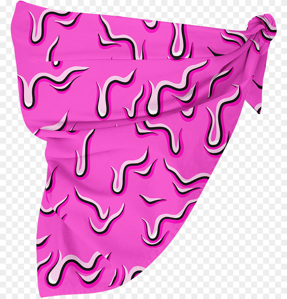 Neon Drippy Bandana 2 For 3 Bandanna Electro Threads, Accessories, Headband, Person Png Image
