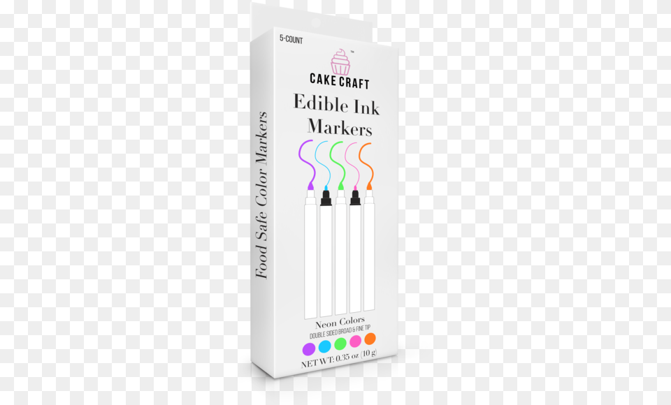 Neon Edible Markers 5 Pack Graphic Design, Bottle, Shaker Free Transparent Png