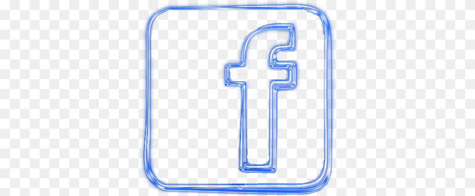 Neon Facebook Logo Logo Facebook Neon, Light Free Png