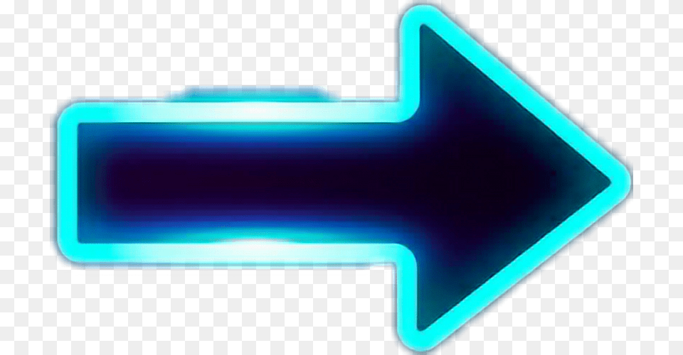 Neon Flecha Blue Arrow Neon, Light, Sign, Symbol, Computer Hardware Png