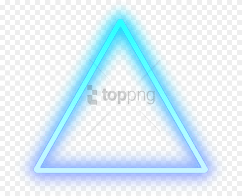 Neon For Picsart Image With Neon Light, Triangle, Disk Png