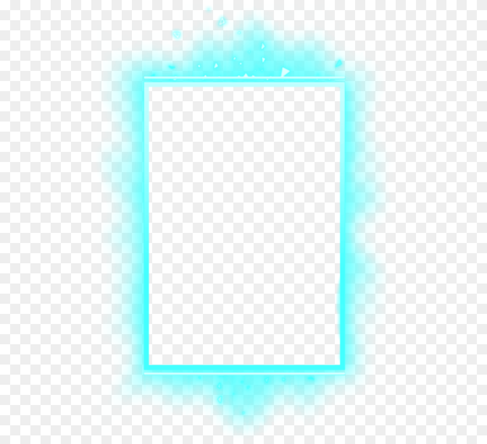 Neon Frame Ftestickers Frame Lights Neon Blue Vertical, Electronics, Screen, Outdoors Free Png