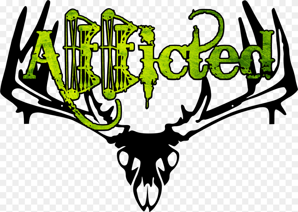 Neon Green Addicted Pse Archery Logo, Text, Person Free Png