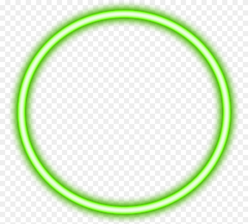 Neon Green Circle Border Freetoedit Circle Circle, Light, Hoop Free Png