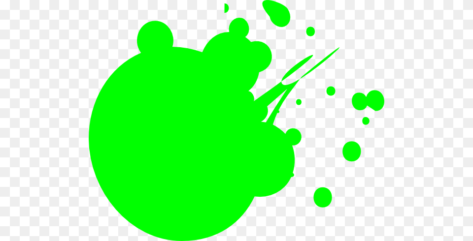 Neon Green Dot Splat Clip Art, Animal, Bear, Mammal, Wildlife Png