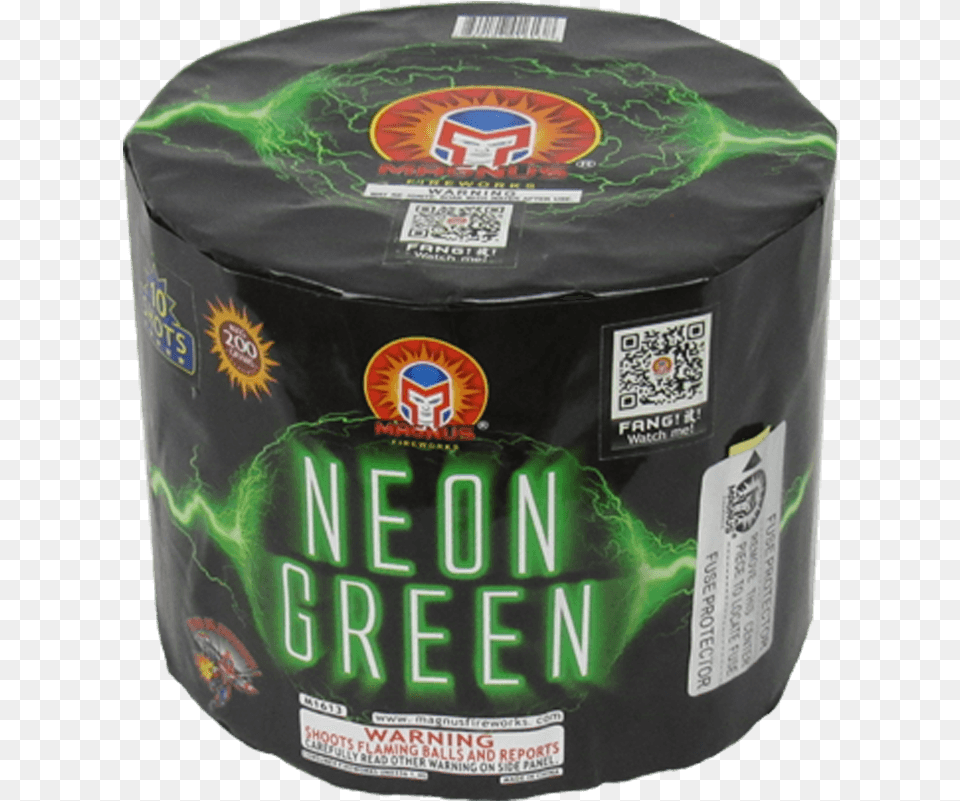 Neon Green Outdoor Grill, Qr Code, Can, Tin Free Transparent Png