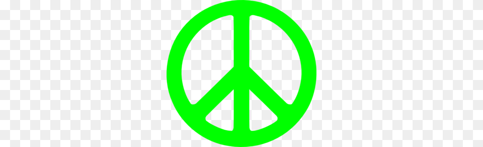 Neon Green Peace Sign Clip Art, Symbol, Disk Png