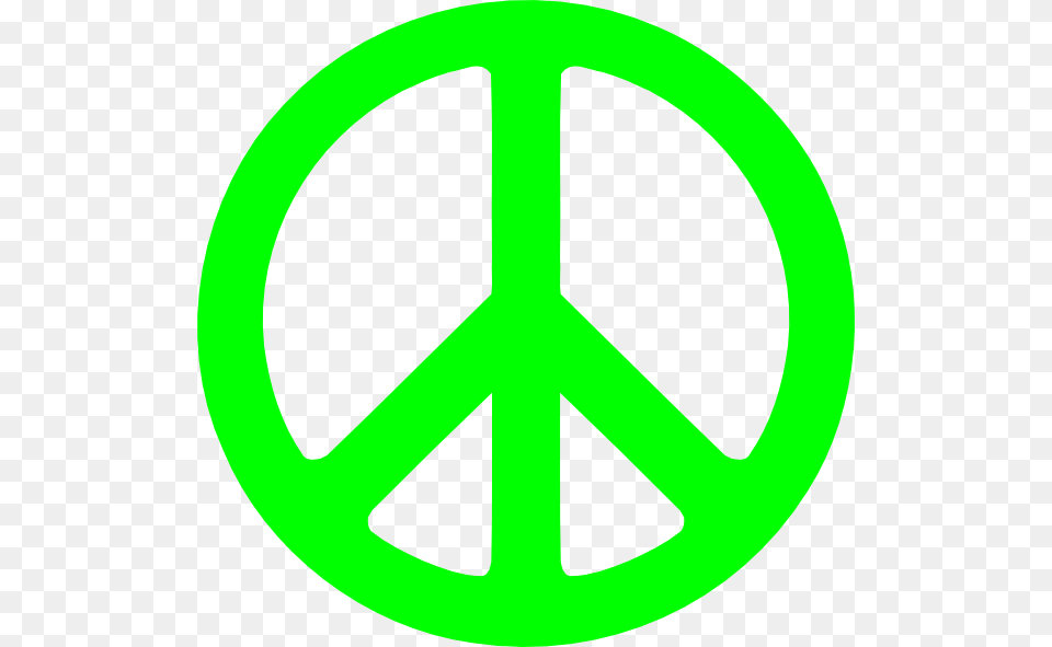 Neon Green Peace Sign Svg Clip Arts Lime Green Peace Sign, Symbol Free Png