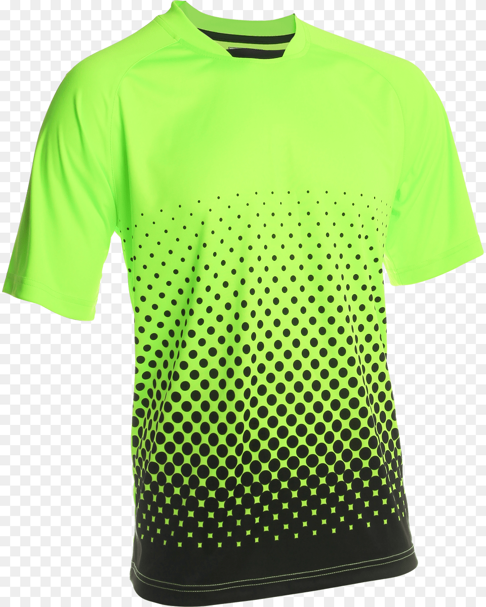 Neon Green Soccer Jersey, Clothing, Shirt, T-shirt Png Image