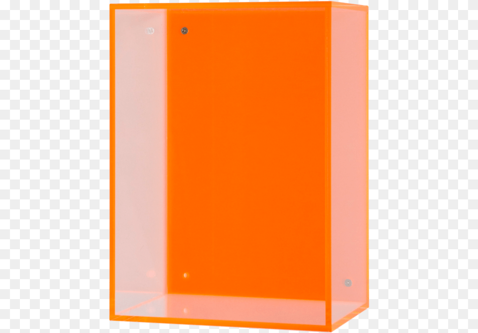 Neon Hanging Acrylic Box Orange Tan, File Binder, File Folder, File Png