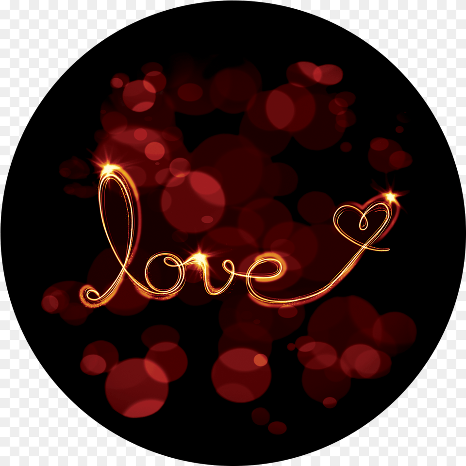 Neon Heart Circle, Flare, Light, Dynamite, Weapon Png Image