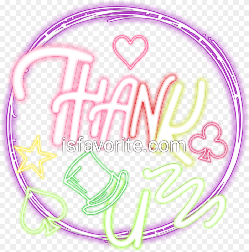 Neon Letters Heart, Light Png Image