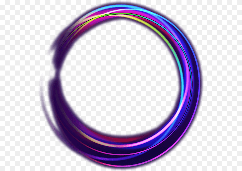 Neon Light Circle Neon Circle, Purple, Hoop, Disk Free Png Download