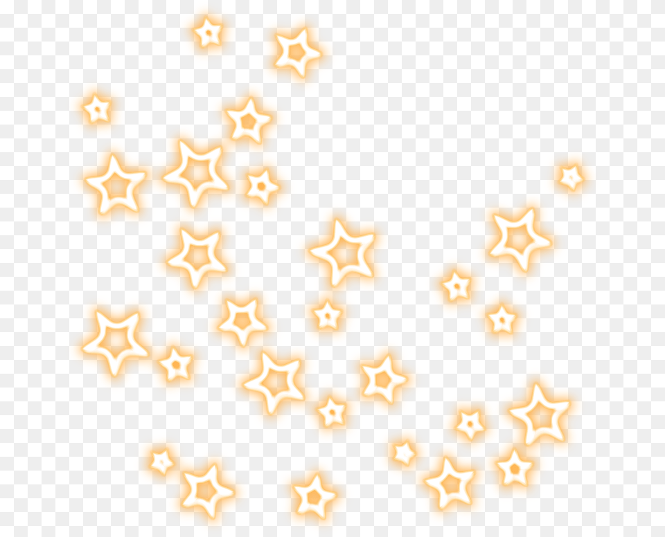Neon Light Star, Food, Sweets, Cookie, Cream Free Png Download