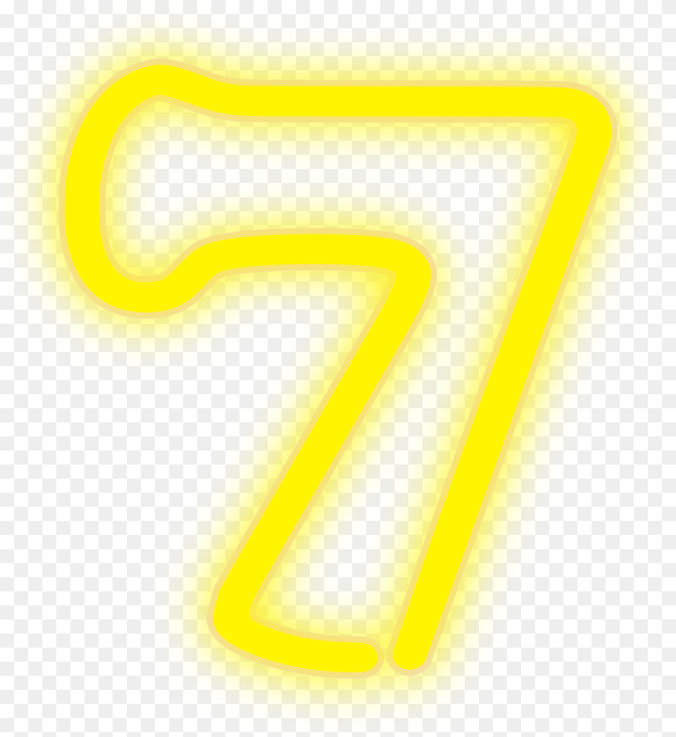 Neon Lights Transparent Number, Symbol, Text Free Png