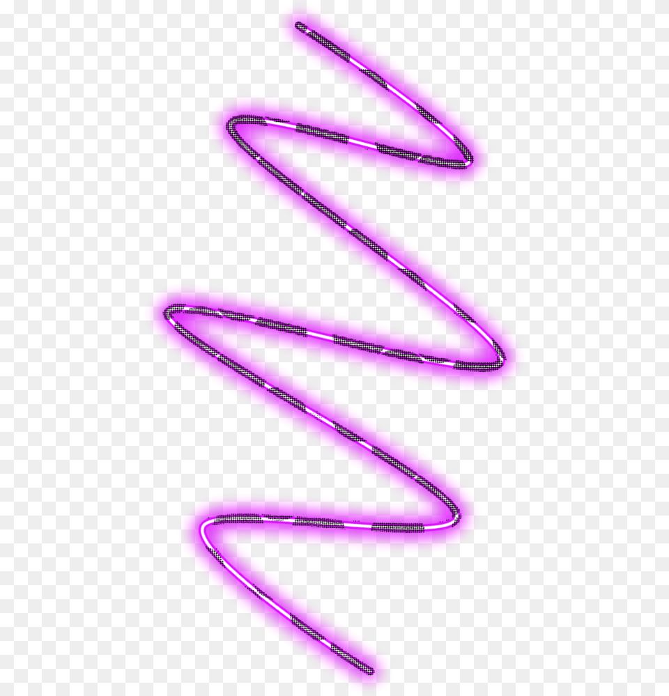 Neon Line Lilac, Light, Purple, Spiral, Coil Png