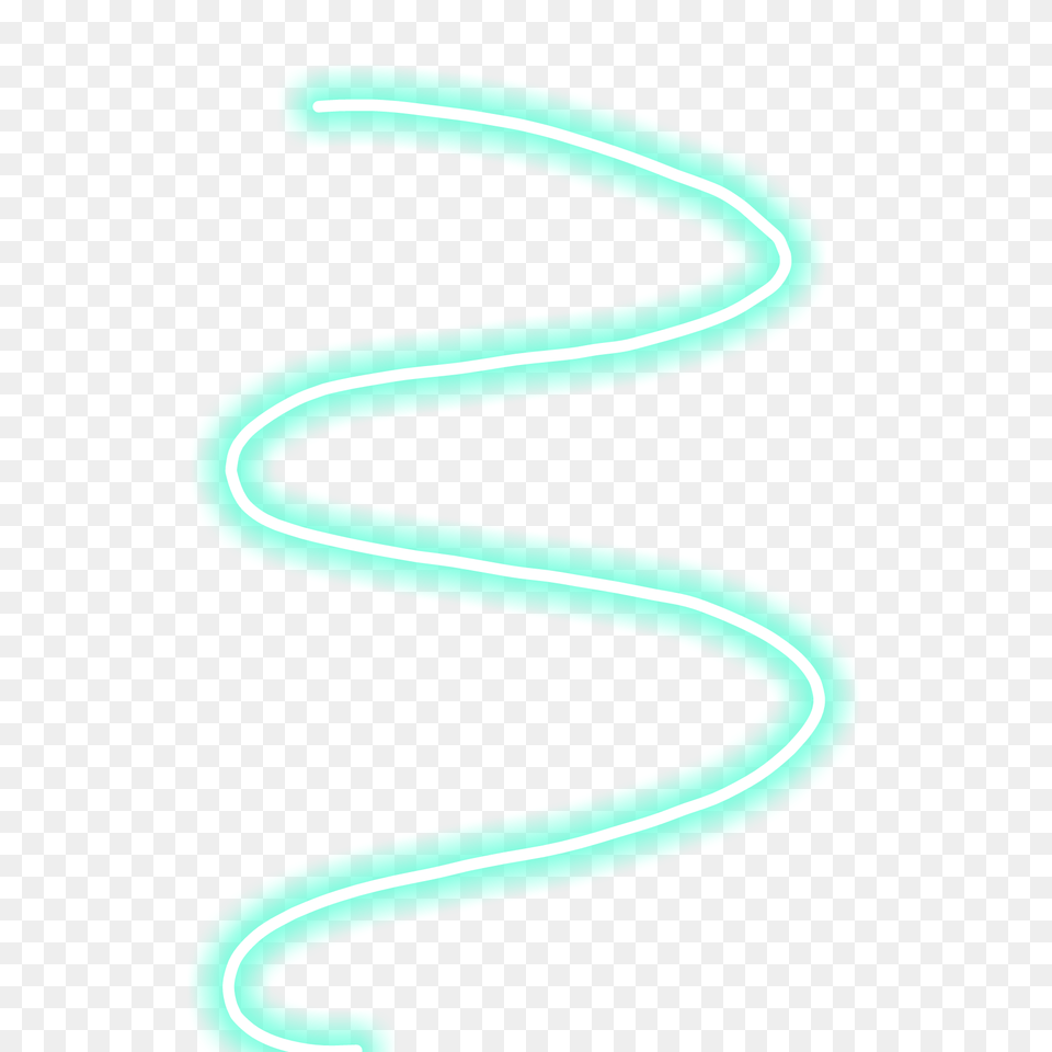 Neon Line Spiral Espiral, Light, Coil Free Transparent Png