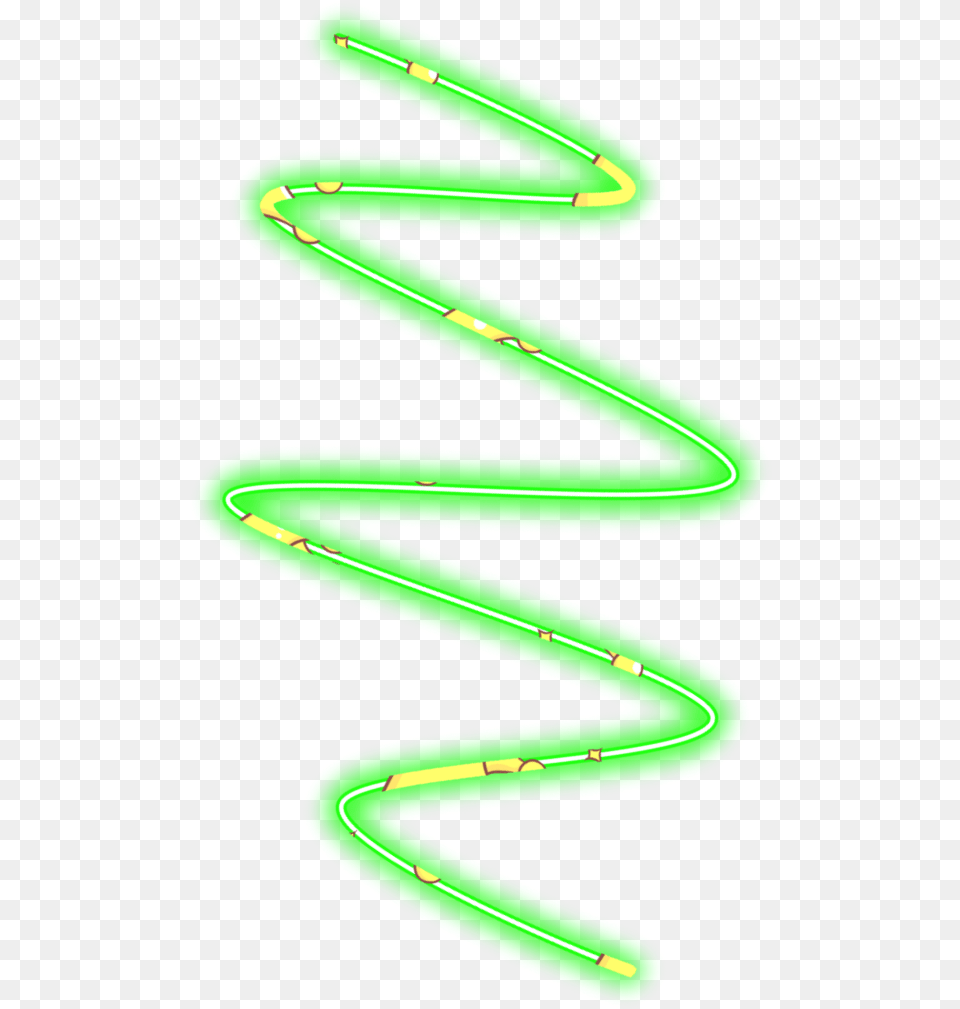 Neon Line Spiralfreetoedit Green Geometric Border Neon Green, Light, Spiral Free Transparent Png