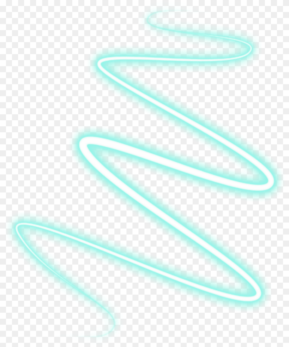 Neon Linespiral Lines Spirals Blue Freetoedit Light Effect, Coil, Spiral, Text Free Png