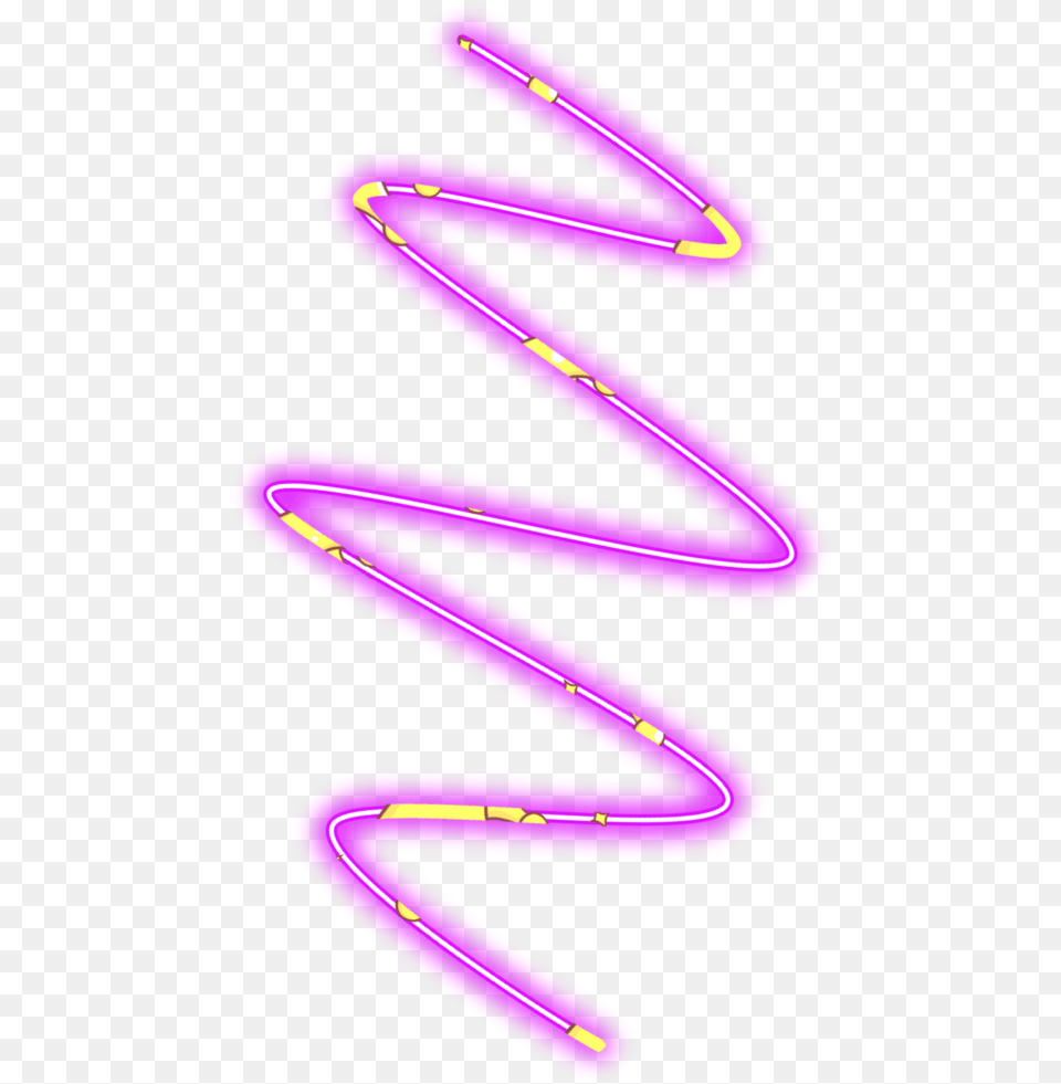 Neon Linespiralfreetoedit Purple Geometric Border Portable Network Graphics, Coil, Light, Spiral Free Png Download