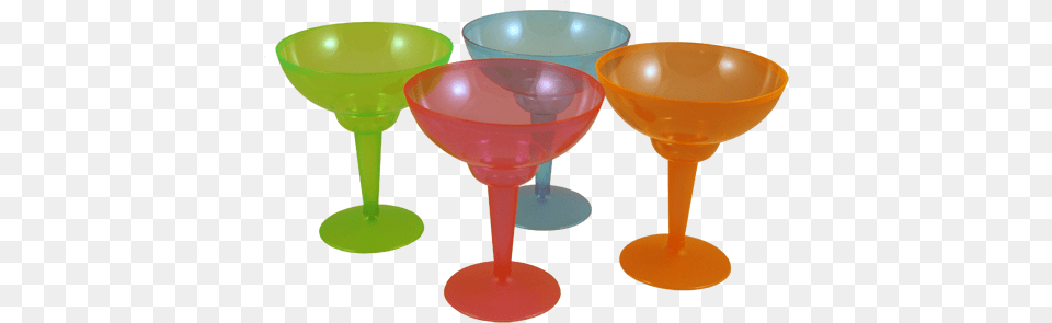 Neon Margarita Glasses Plastic Margarita Glasses Neon Orange, Glass, Goblet, Appliance, Ceiling Fan Free Transparent Png