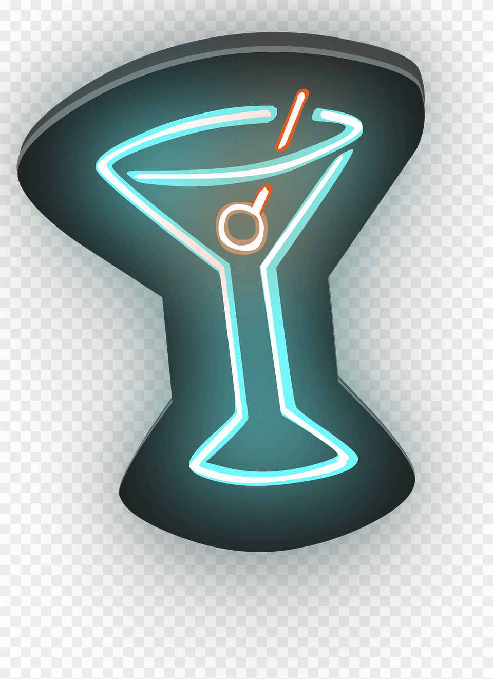 Neon Martini Sign Clipart, Light, Lighting Png