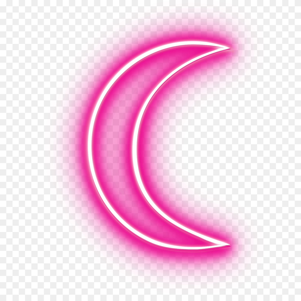 Neon Moon Ftestickers Stickers Autocollants Smile Pegat, Nature, Night, Outdoors, Text Png