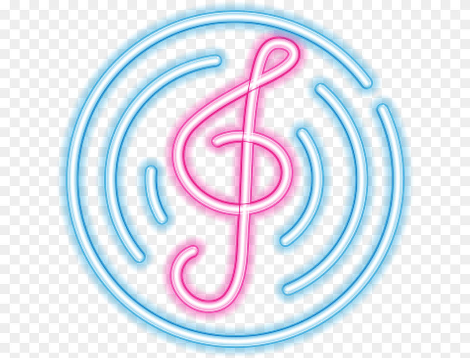 Neon Music Note Light Free Transparent Png