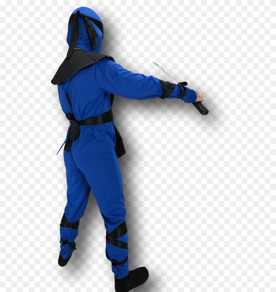 Neon Ninja Blue Costume Cosplay, Person, Adult, Clothing, Male Free Transparent Png