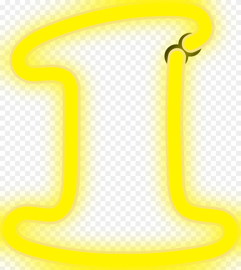 Neon Number 1 Clipart, Symbol, Text Free Transparent Png