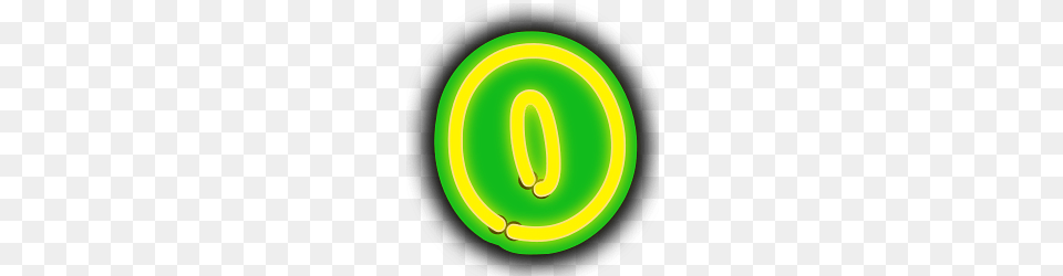 Neon Number, Light, Disk Free Png