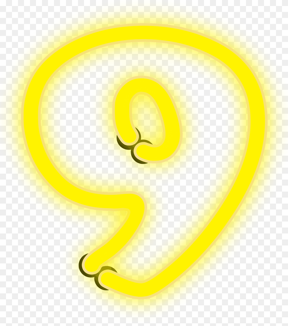Neon Number 9 Clipart, Clothing, Hardhat, Helmet, Text Free Png