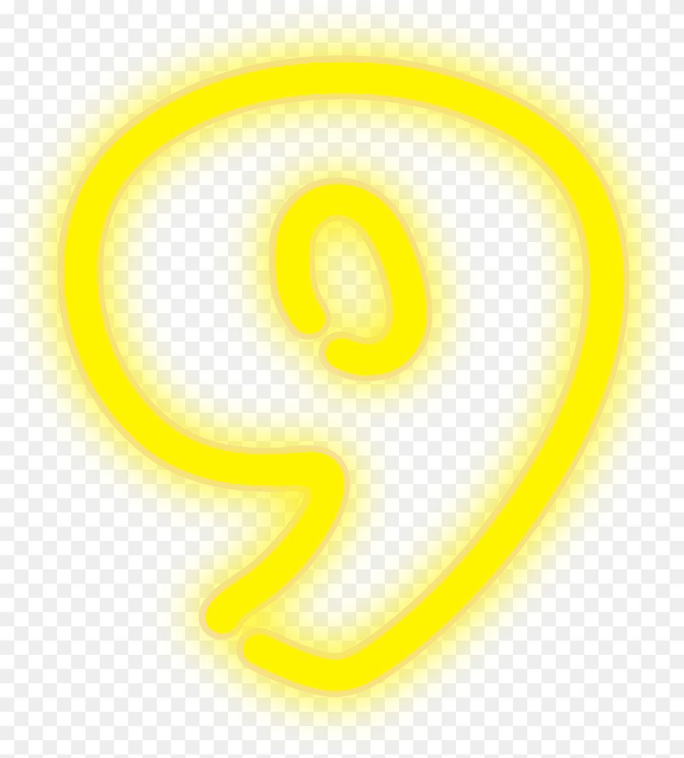 Neon Number 9 Clipart, Clothing, Hardhat, Helmet, Text Free Transparent Png