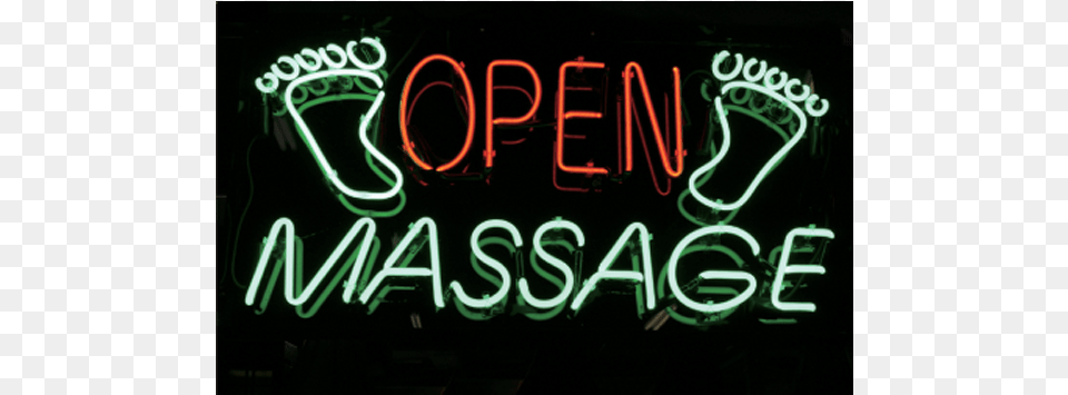 Neon Open Massage Sign Neon Sign, Light Free Transparent Png