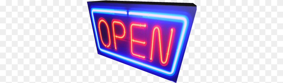 Neon Open Sign Roblox Neon Sign, Light, Computer Hardware, Electronics, Hardware Png Image
