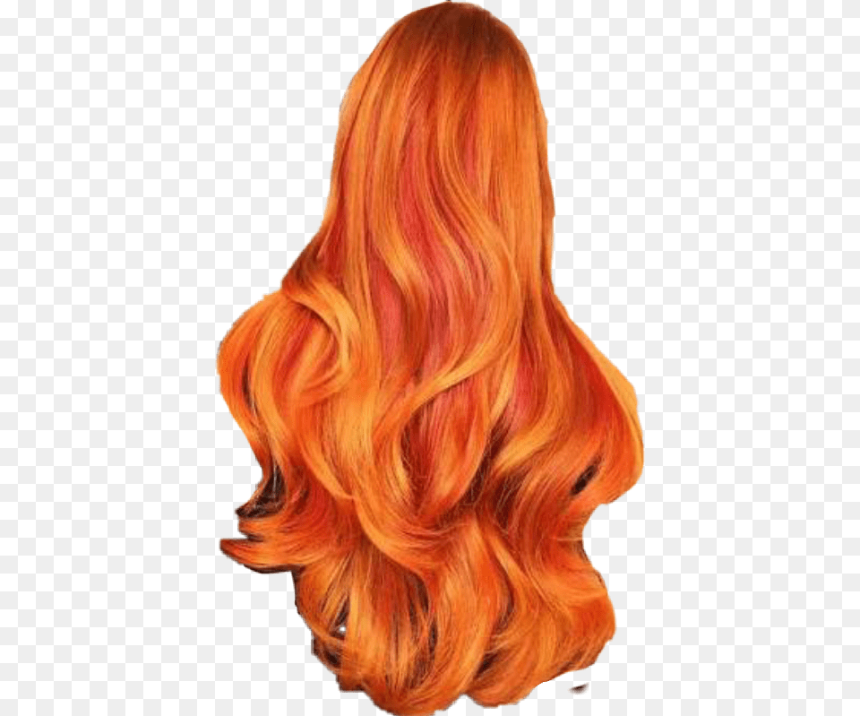 Neon Orange Girls Hair, Adult, Female, Person, Woman Free Transparent Png